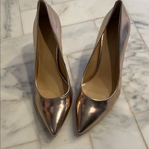 rose gold banana republic heels